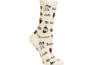 Hotsox Women's Coffee Crew Socks