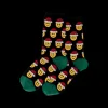 Hotsox Women's Santa Smile Emoji Crew Socks