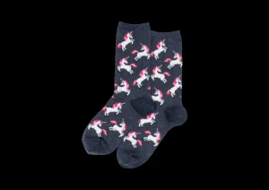 Hotsox Women's Unicorn Crew Socks