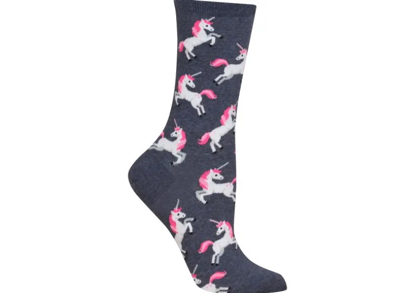 hotsox_womens_unicorn_cre_1.webp Hotsox Women's Unicorn Crew Socks