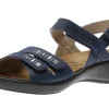 Ibiza 86 Ocean Blue Leather Slingback Sandal