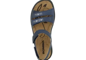 Ibiza 86 Ocean Blue Leather Slingback Sandal