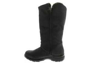 Janet Black Mid-Calf Winter Boot