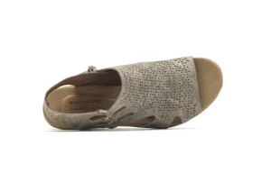 Janna Metallic Wedge Sandal