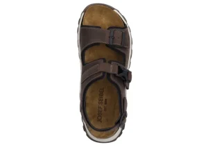 Janosch 02 Mocca Brown Leather Slingback Sandal