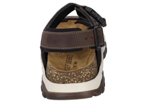 Janosch 02 Mocca Brown Leather Slingback Sandal