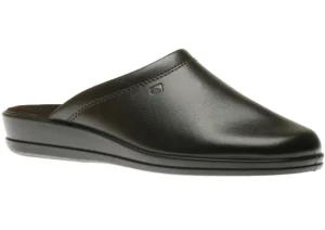 Jerry Mocca Brown Leather Slipper