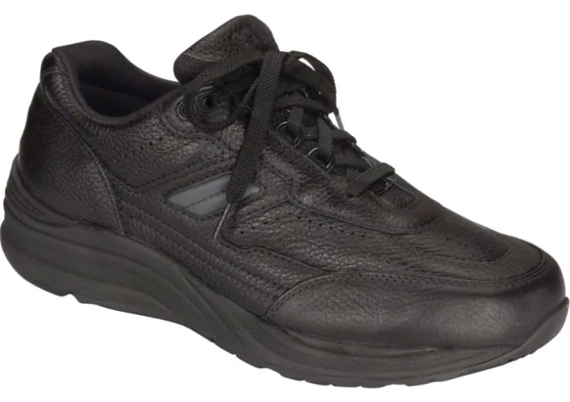 journey_black_leather_lac_1.webp Journey Black Leather Lace-Up Walking Shoe