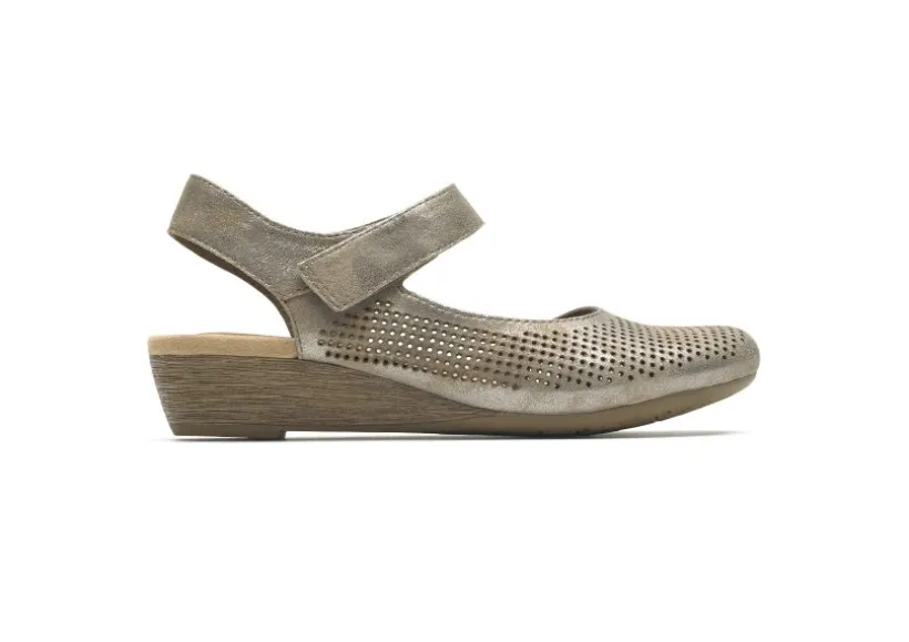 judson_metallic_perforate_1.webp Judson Metallic Perforated Leather Wedge Sandal
