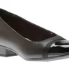 Juliet Monte Black Leather Slip-On