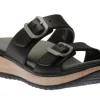 Kandi Black EVA Double Strap Slide Sandal