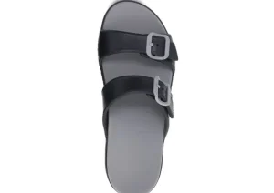 Kandi Black EVA Double Strap Slide Sandal