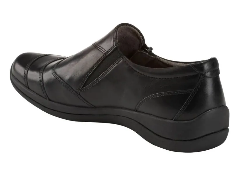 kara_faraday_black_leathe_2.webp Kara Faraday Black Leather Zipper Slip-On Shoe