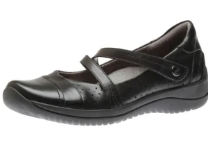 Kara Galilei Black Perforated Leather Mary Jane Shoe