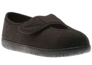 Kendale Black Wool Slipper