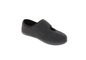Kendale Black Wool Slipper