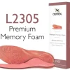 L2305 Women's Premium Memory Foam Orthotics With Metatarsal Support
