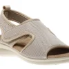 Ladies Velcro Biege