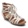 Laurel Metallic Caged Sandal