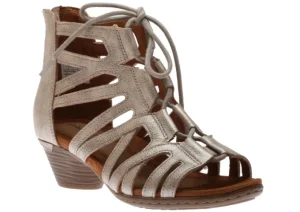 Laurel Metallic Caged Sandal
