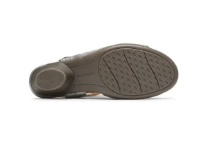 Laurel Metallic Perforated Sandal