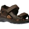 Lava Brown Leather Sport Sandal