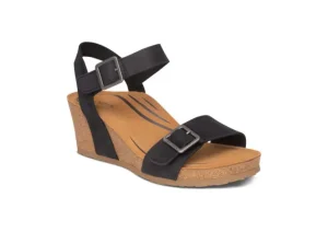 Lexa Leather Black