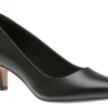 Linvale Jerica Black Leather Pump
