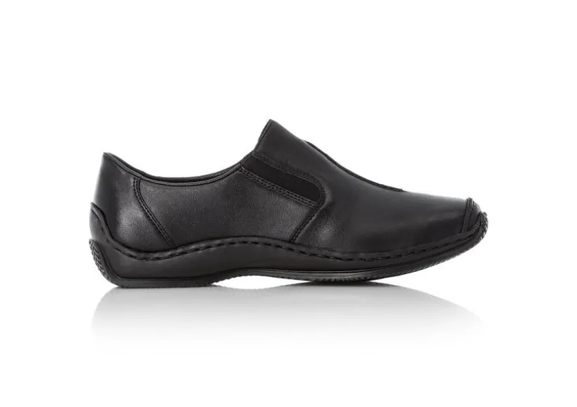 lugano_black_leather_elas_1.webp Lugano Black Leather Elastic Slip-On Shoe