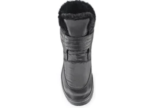 Luna Velcro Black Winter Boot