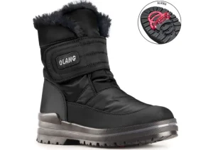 Luna Velcro Black Winter Boot