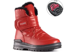 Luna Velcro Rosso Winter Boot