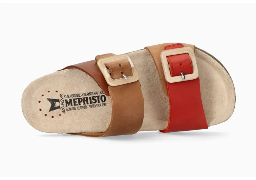 madison_tan_orange_leathe_1.webp Madison Tan Orange Leather Slide Sandal