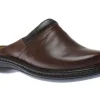 Max Brandy Brown Leather Slipper