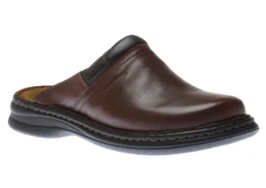 Max Brandy Brown Leather Slipper