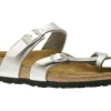 Mayari Birko-Flor Silver Sandal