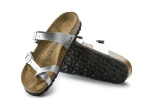 Mayari Birko-Flor Silver Sandal