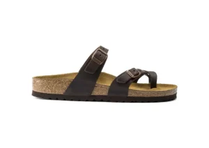 Mayari Habana Brown Oiled Leather Sandal