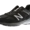 M990BK5 Black Silver Made in USA Running Shoe