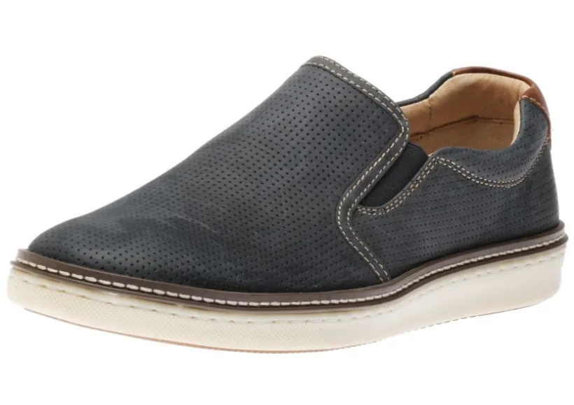 mcguffey_perforated_navy__0.webp McGuffey Perforated Navy Leather Slip-On Sneaker