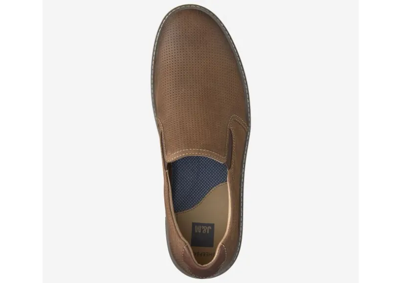 mcguffey_perforated_tan_b_1.webp McGuffey Perforated Tan Brown Leather Slip-On Sneaker