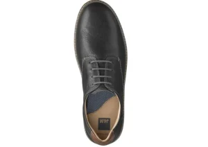 McGuffey Plain Toe Black Leather Derby Sneaker