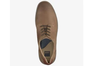 McGuffey Plain Toe Brown Leather Derby Sneaker