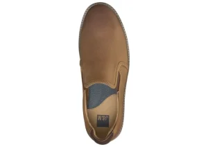 McGuffey Tan Brown Leather Slip-On Sneaker