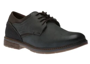 Men's Jeans Blue Lace-Up Oxford Dress Shoe