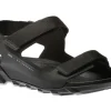 Men's MX Onshore Black 3-Strap Water Friendly Sport Sandal