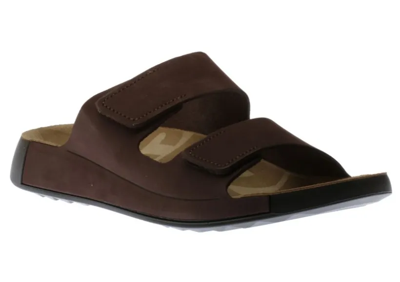 mens_nd_cozmo_mocha_brown_0.webp Men's 2nd Cozmo Mocha Brown Leather Double Strap Slide Sandal