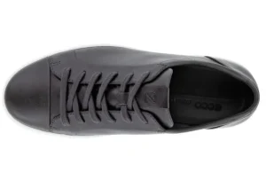 Men's Soft 7 Titanium Grey Leather Lace-Up Sneaker