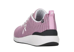 Mesh39 Pink Lace-Up Walking Shoe