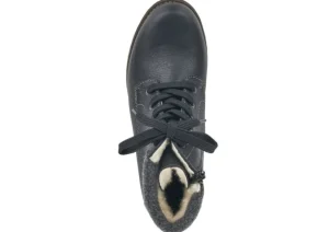 Michigan Black Leather Water-Resistant Ankle Boot